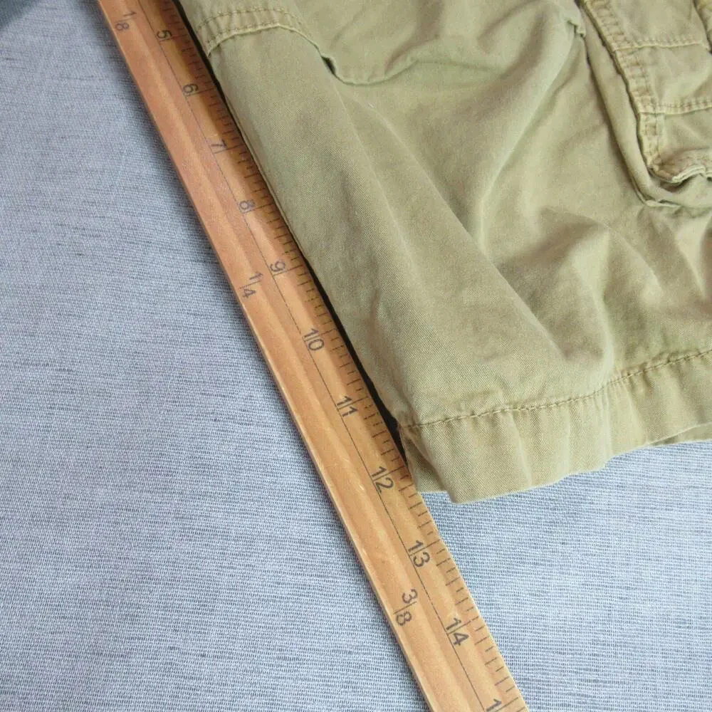 XRay Mens Shorts Size 36 Tan British Khaki Twill Double Pocket Cargo Skater Punk